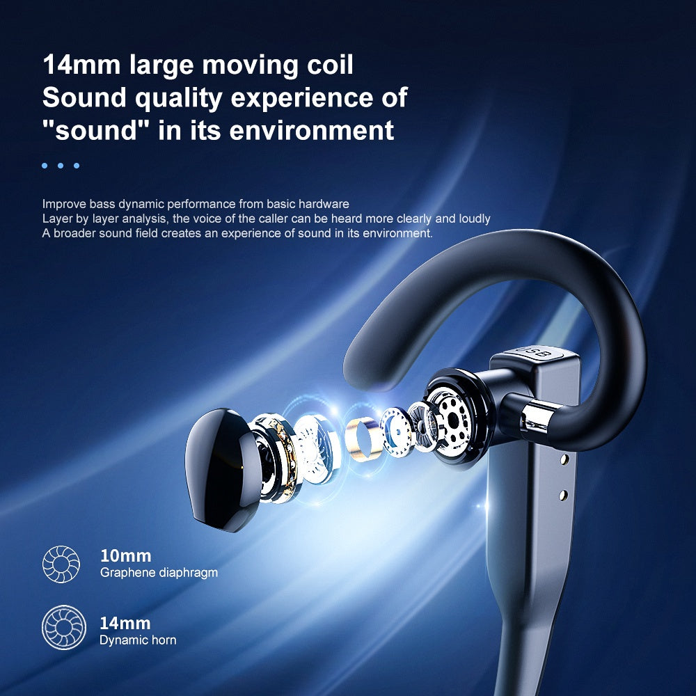 YYK-525 Wireless Bluetooth Headphone ANC Active Noise Cancelling Business Hanging Earphone (No Charging Case) YYK-525 Wireless Bluetooth Headphone ANC Active Noise Cancelling Business Hanging Earphone (No Charging Case)